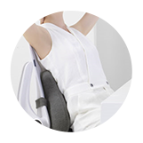 メモリフォーム腰部サポート